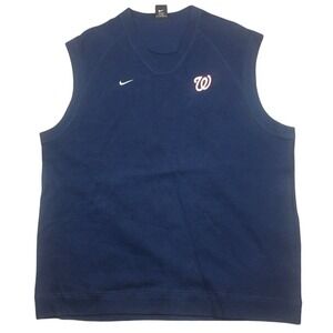 Nike Washington Nationals MLB Washington Nationals Sweater Vest Men's XL